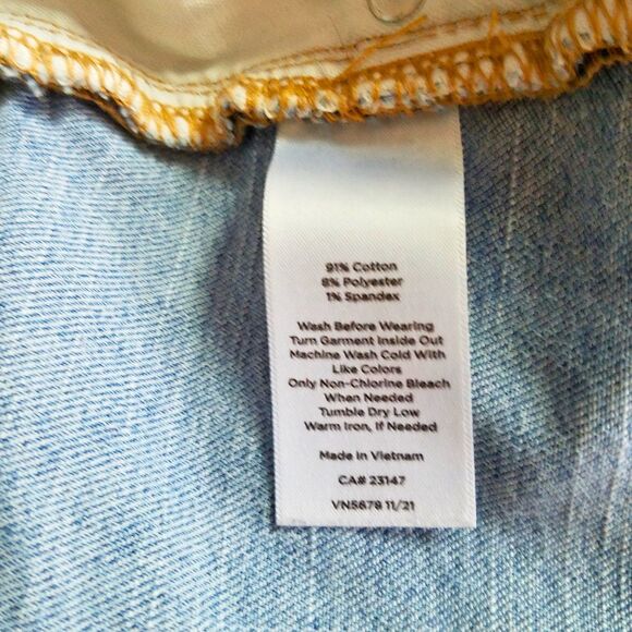 Talbots Jeans Women’s 24W Everyday Relaxed Jean Blue Straight Stretch 46x28 - Picture 5 of 6